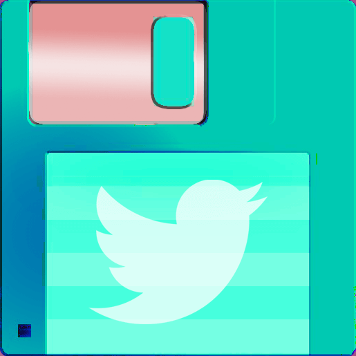 Floppy Drive Music - Twitter Floppy Disk 